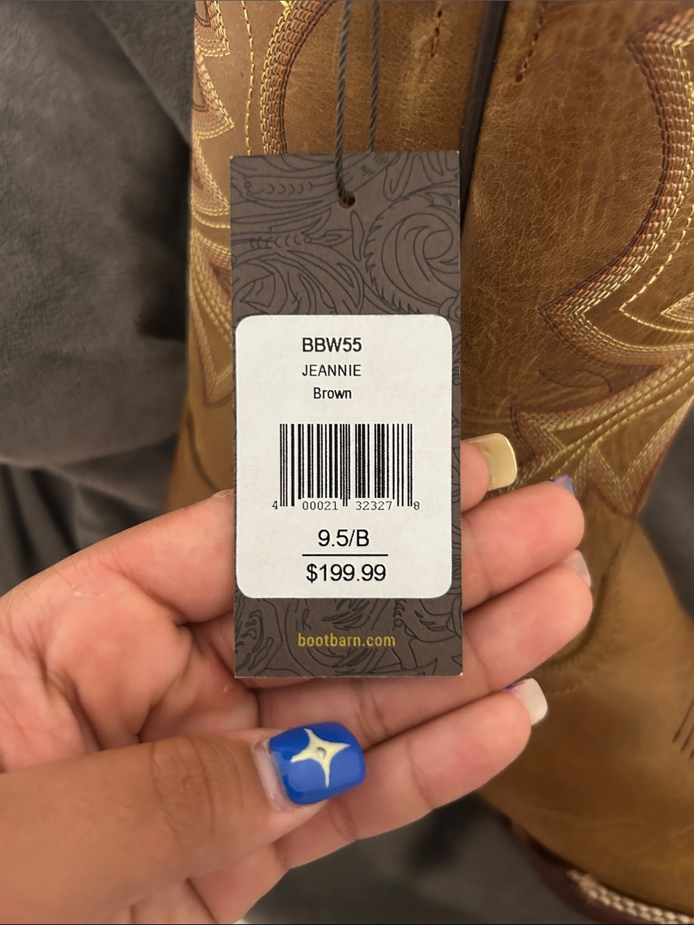 Cowgirl boots Brown/Cream - Picture 7 of 7